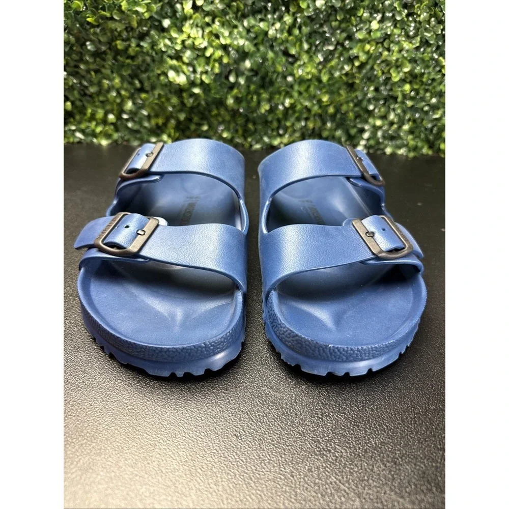 BIRKENSTOCK Arizona Essentials Sandals Men's Blue EVA Foam Size 43 10-10.5